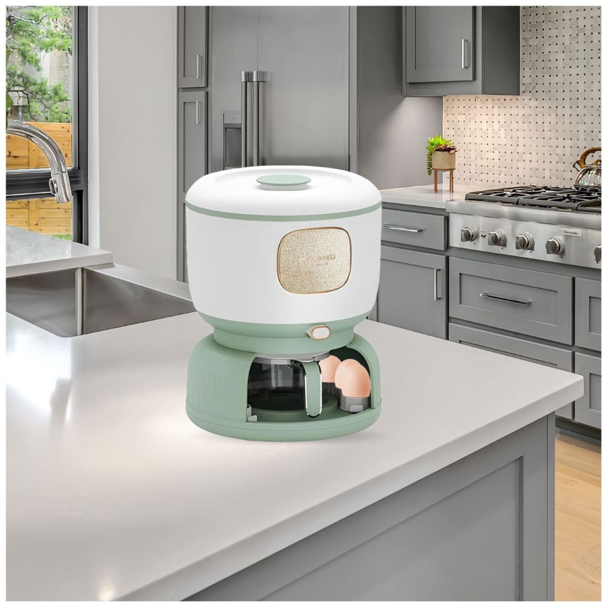 MINARI - Contenedor Dispensador de Arroz Menestras Organizador Porta Huevos V C109