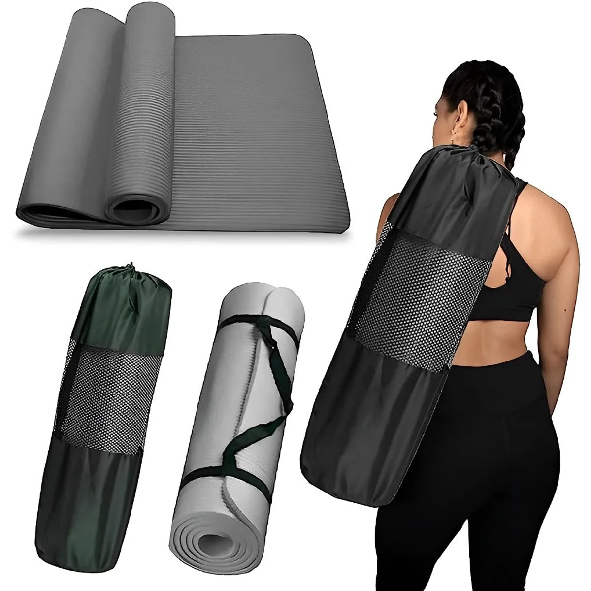 GENERICO - Tapete para Yoga y Ejercicios con Funda Portátil