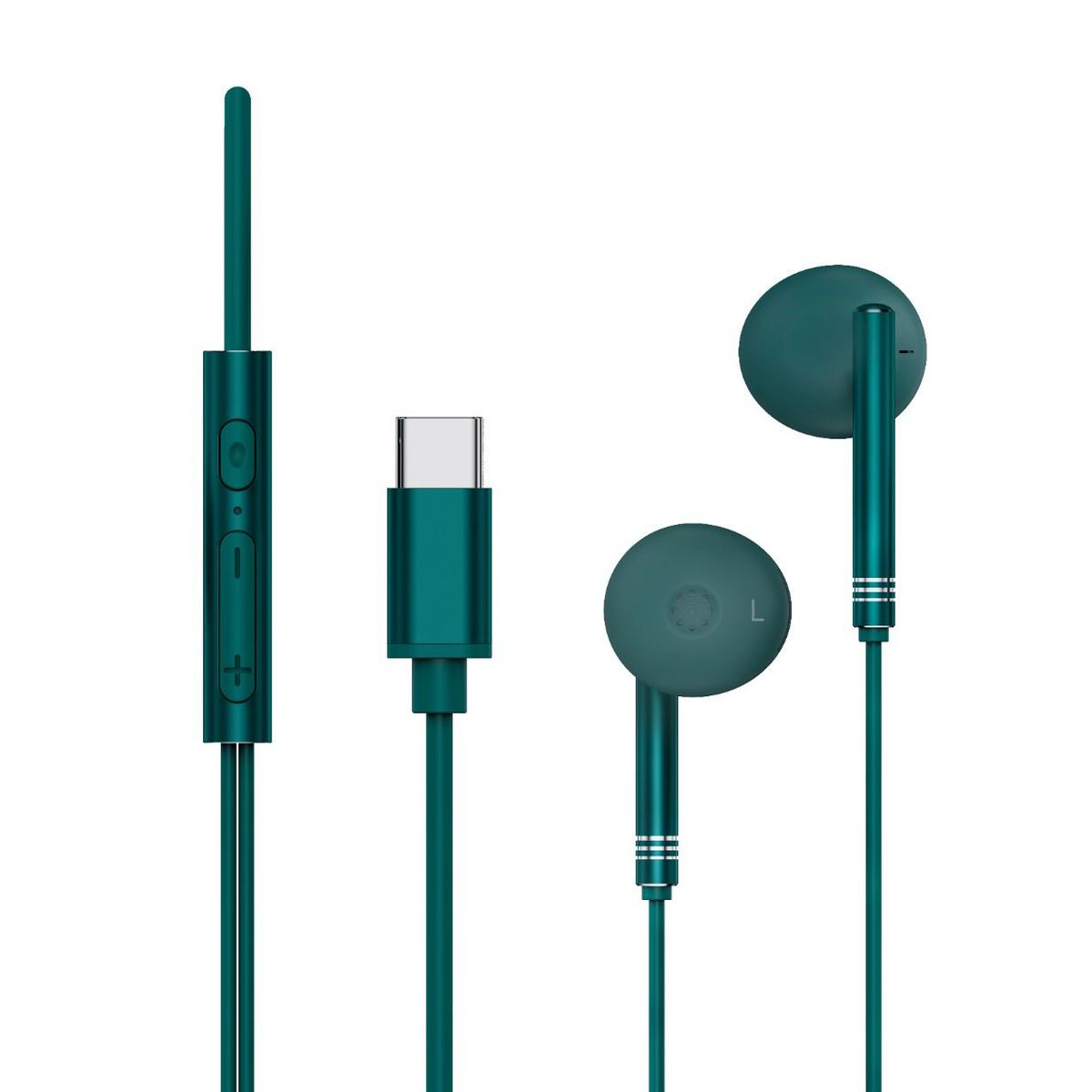 MOVISUN - Audífonos Handsfree Micrófono MOVISUN Enjoy P1-C Verde