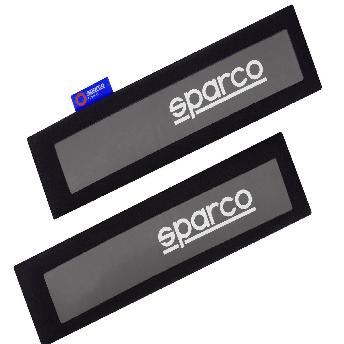 SPARCO - ALMOHADILLA CUBRE CINTURON NEGRO Y GRIS SPARCO SPC1202