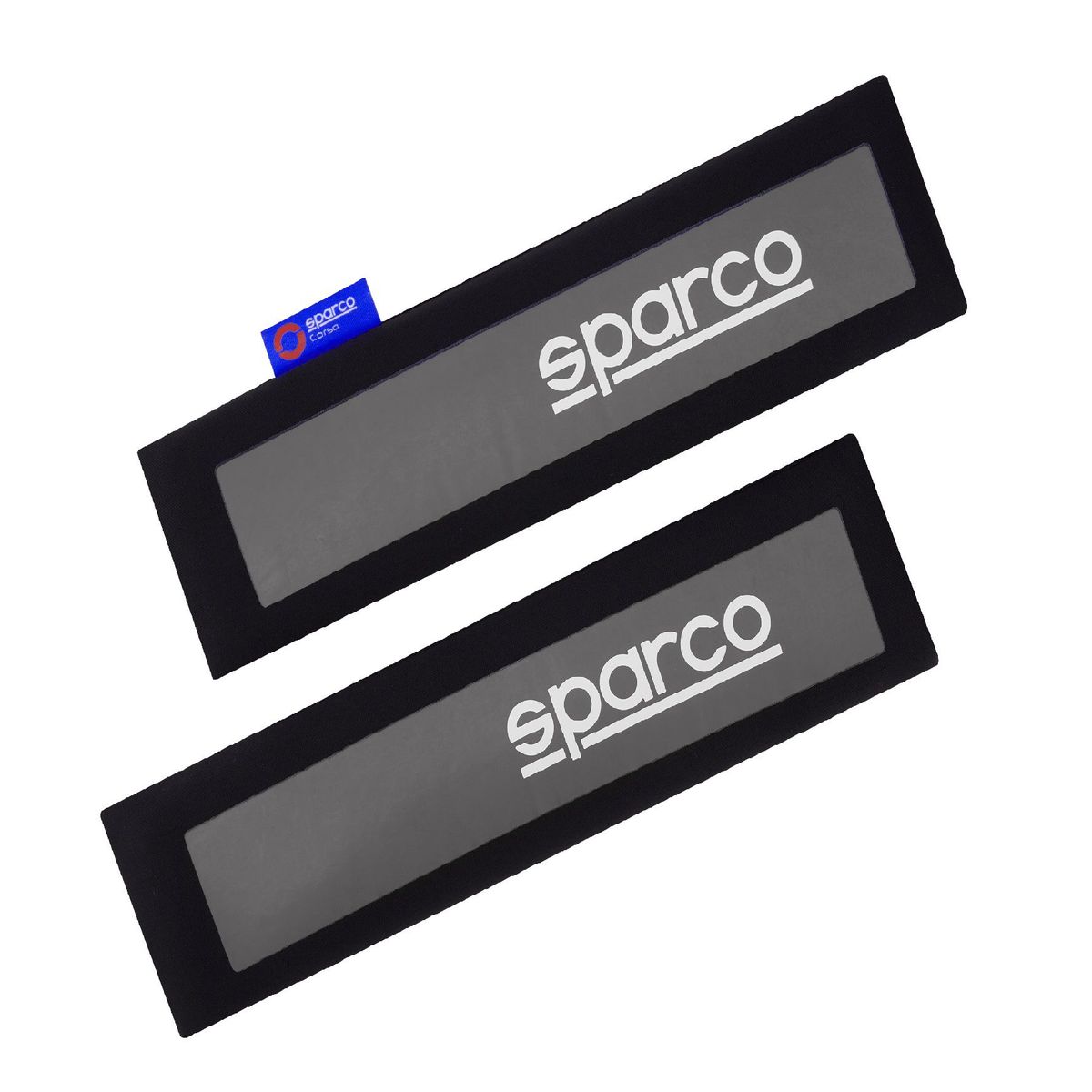 SPARCO - ALMOHADILLA CUBRE CINTURON NEGRO Y GRIS SPARCO SPC1202