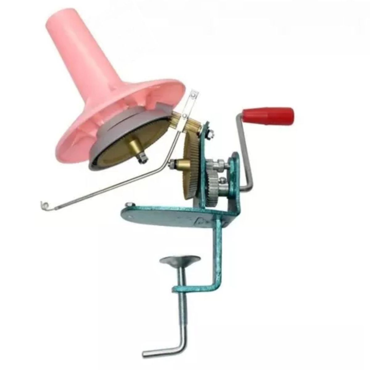 GENERICO - Ovillador Metal Madejero Lana Tejedora Manual Devanadora