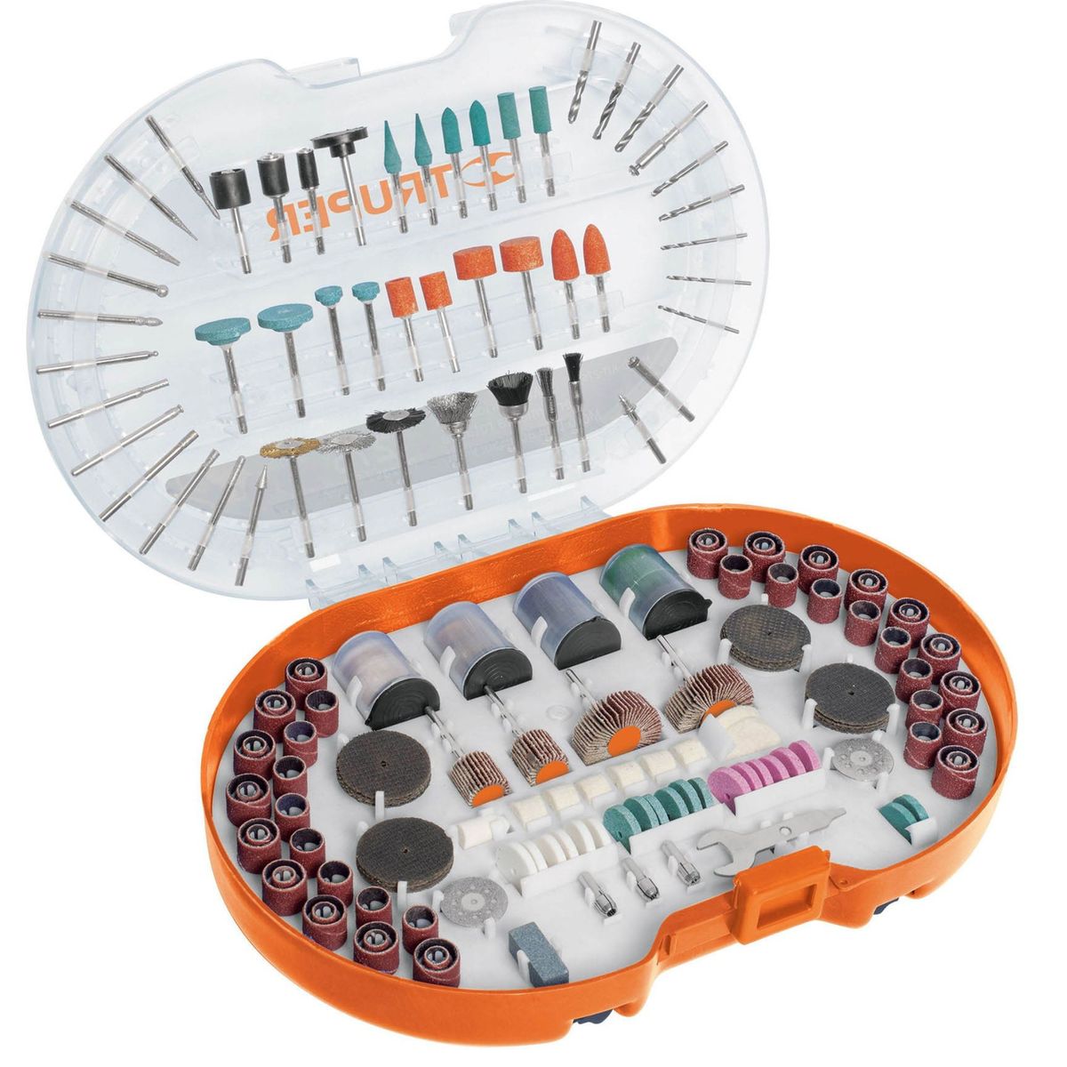 TRUPER - Kit mini taladro rectificadora  374 piezas, Truper