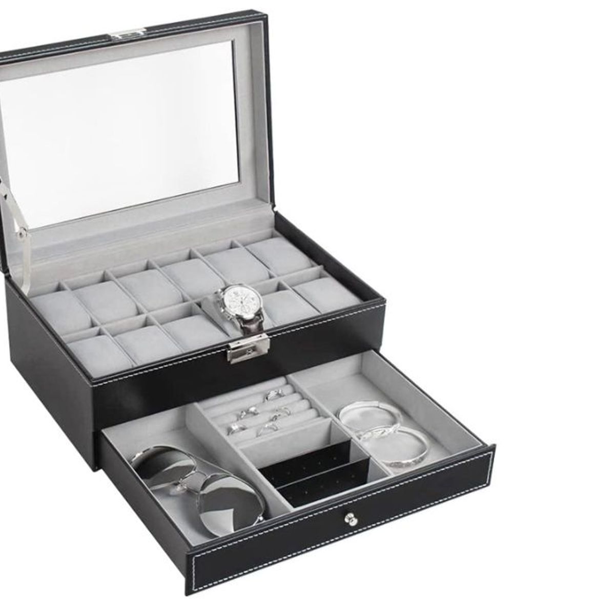 GENERICO - Organizador de Joyas y 12 Relojes