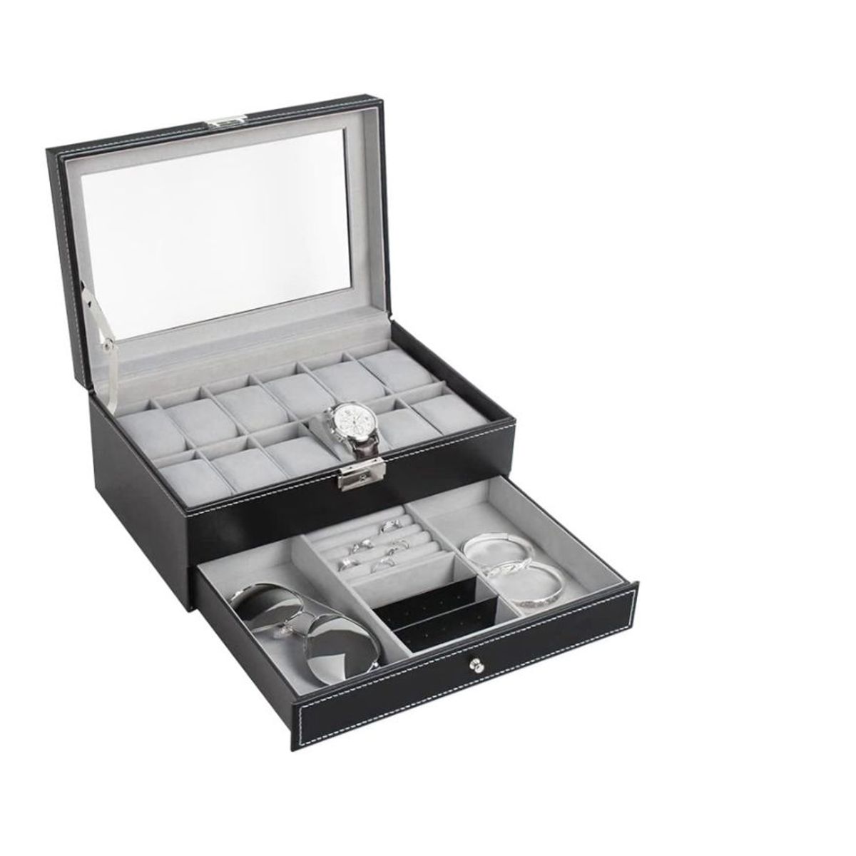 GENERICO - Organizador de Joyas y 12 Relojes