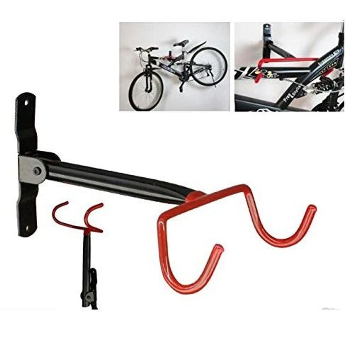 GENERICO - MONTECH - Rack Plegable para Fijar la Bicicleta en la Pared