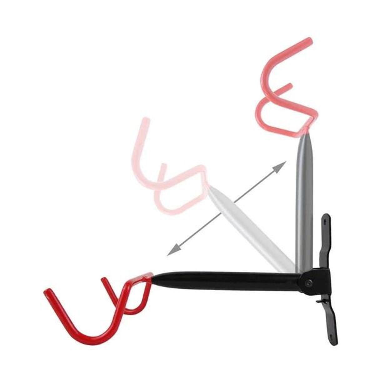 GENERICO - MONTECH - Rack Plegable para Fijar la Bicicleta en la Pared