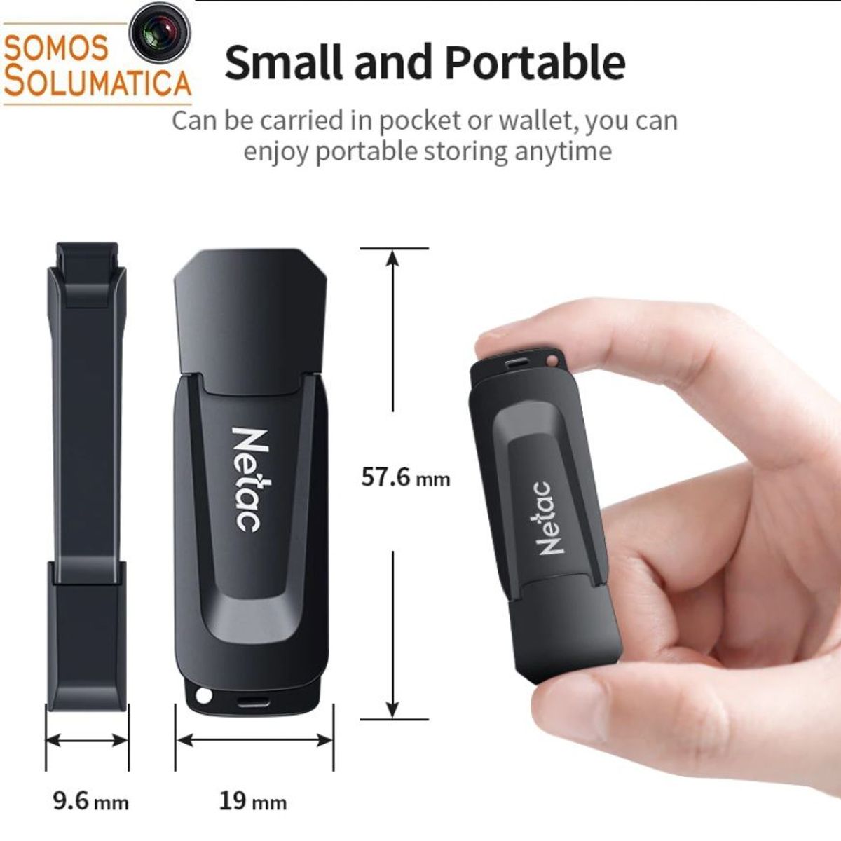 NETAC - Memoria Usb 256GB - Netac Usb 3.0 - Original Sellado