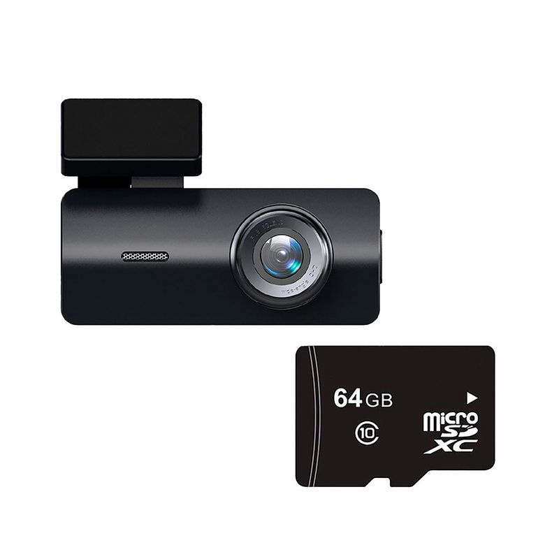 HIKVISION - Cámara para Autos Hikvision Dashcam K2 Full HD Wi-Fi MicroSD 64GB