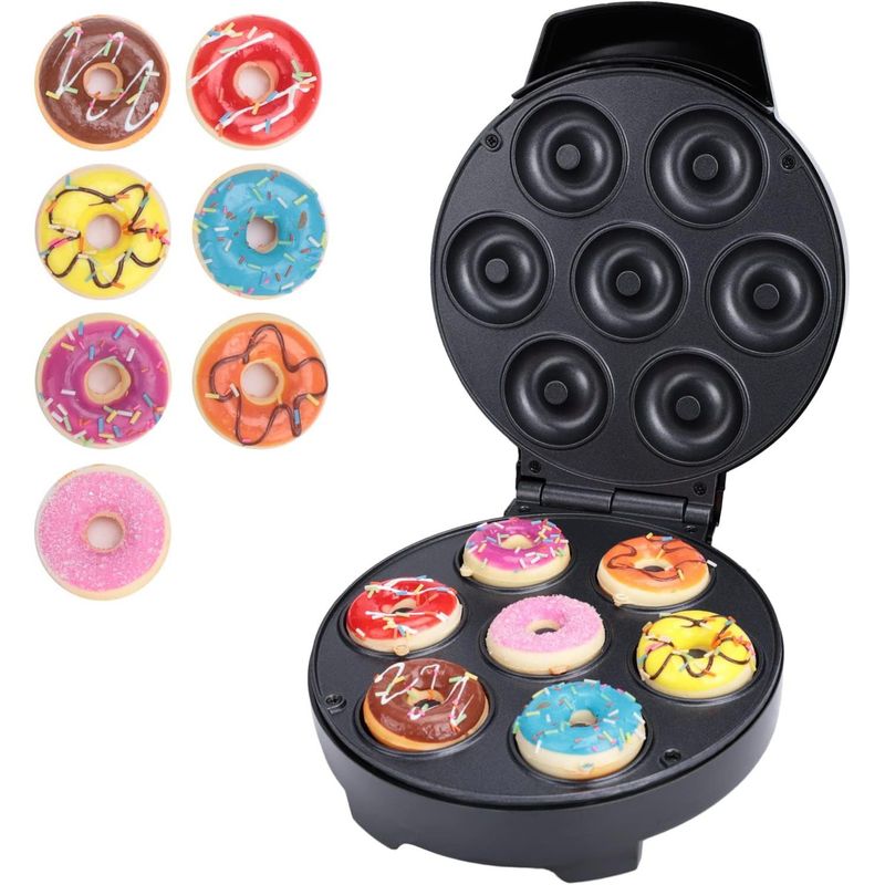 GENERICO - Máquina para Hacer Donuts Maker Horno 7 Rosquillas