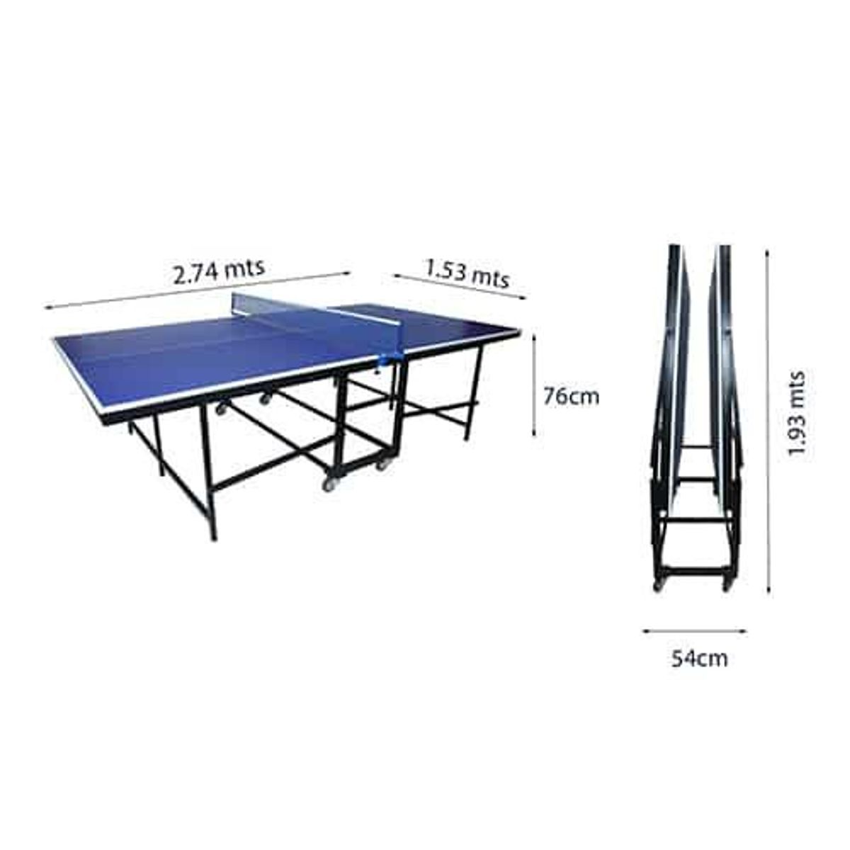 GENERICO - Mesa De Ping Pong Plegable Modelo Americano 15mm