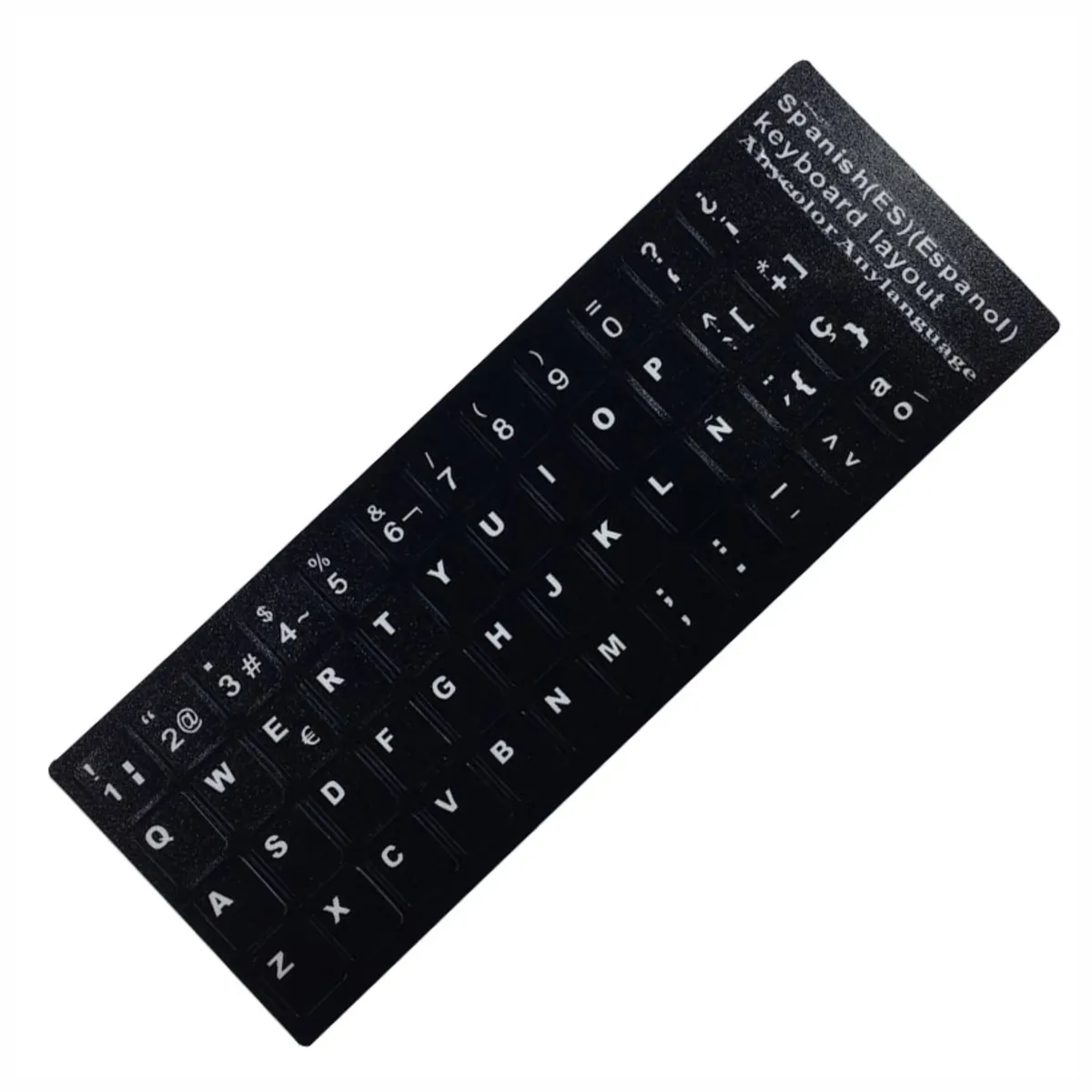 GENERICO - Stickers para Convertir Teclado a Español de PC o Laptop Durables