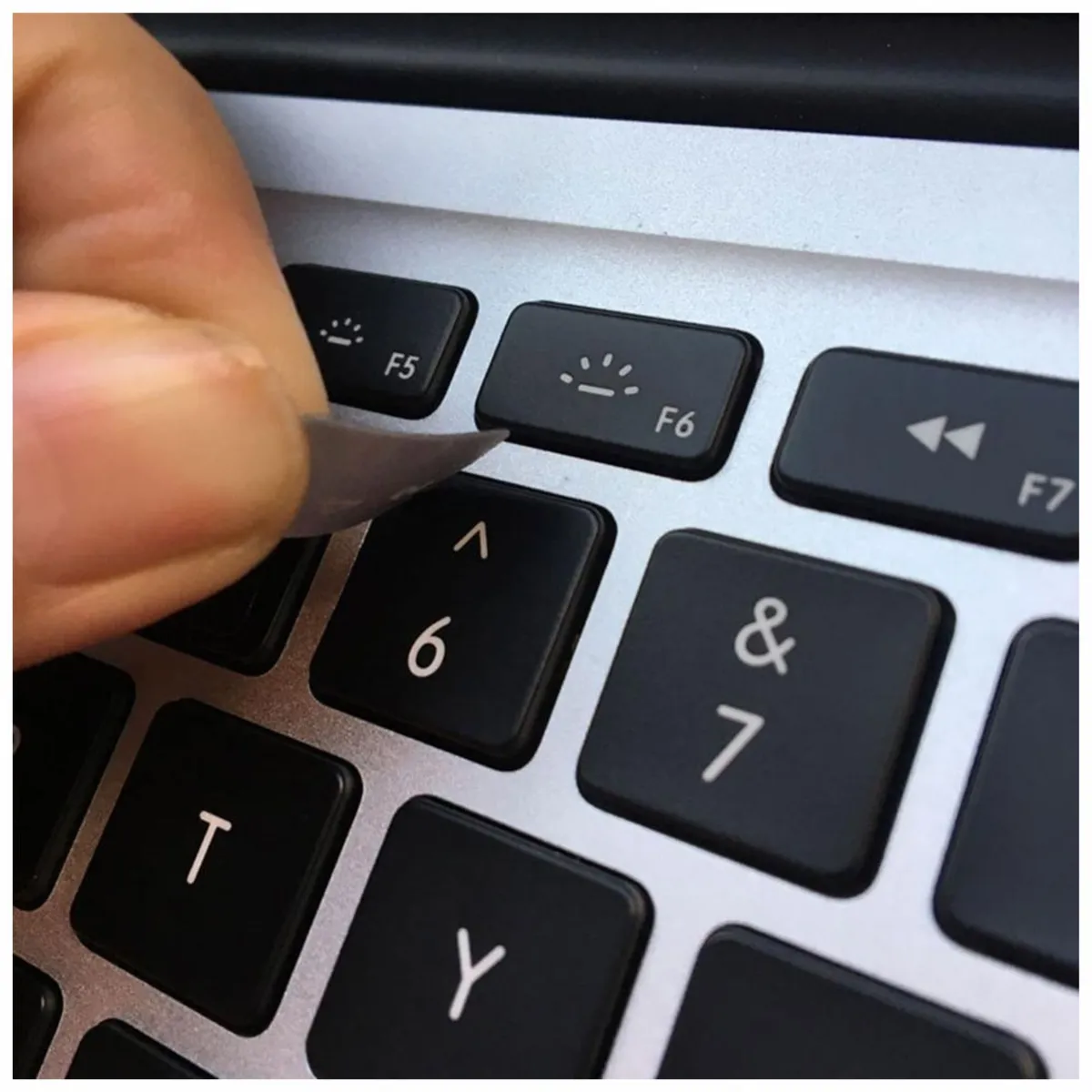 GENERICO - Stickers para Convertir Teclado a Español de PC o Laptop Durables