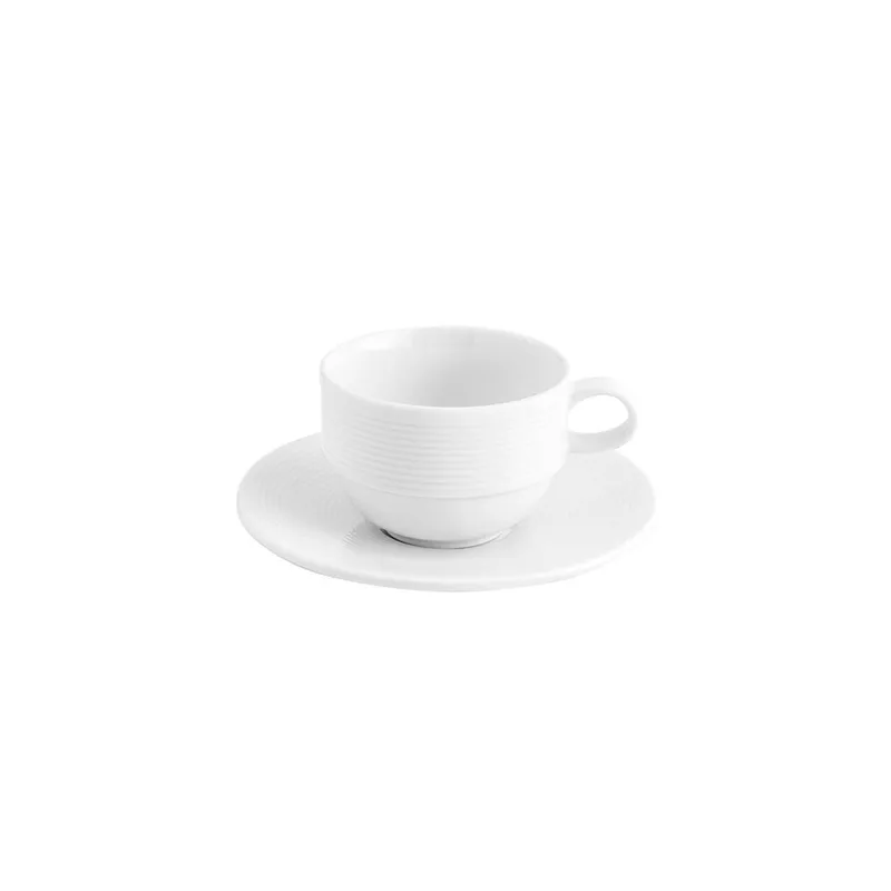 FERRAND - Taza de Café con Plato Porcelana Wish