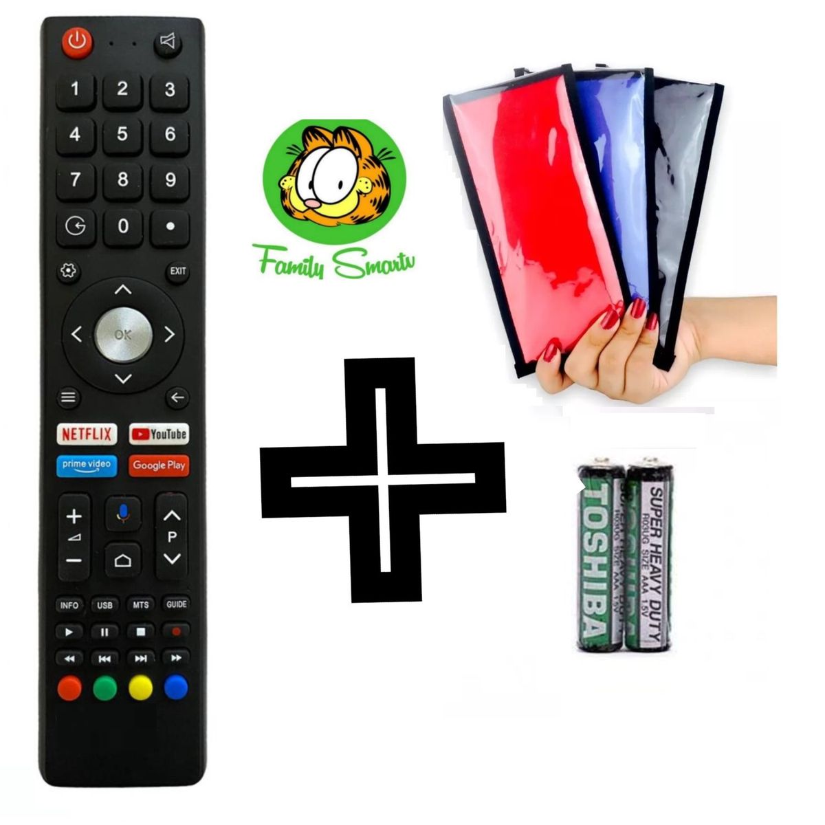 GENERICO - Control remoto Hyundai Smart Android tv  Funda