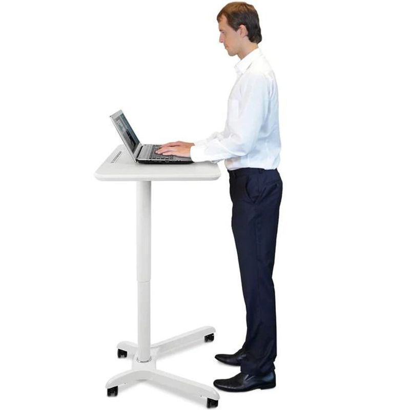 GENERICO - MONTECH - Escritorio Mesa Trabajo Móvil Altura Regulable 75cm a 120cm