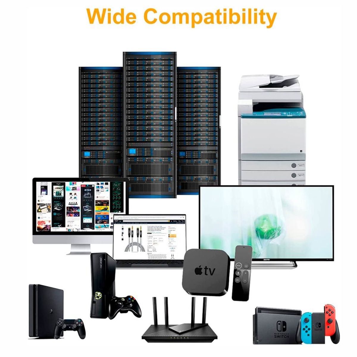 TRAUTECH - Cable de Red Cat 6E 15 Metros TRAUTECH Pach cord UTP RJ45 testeado