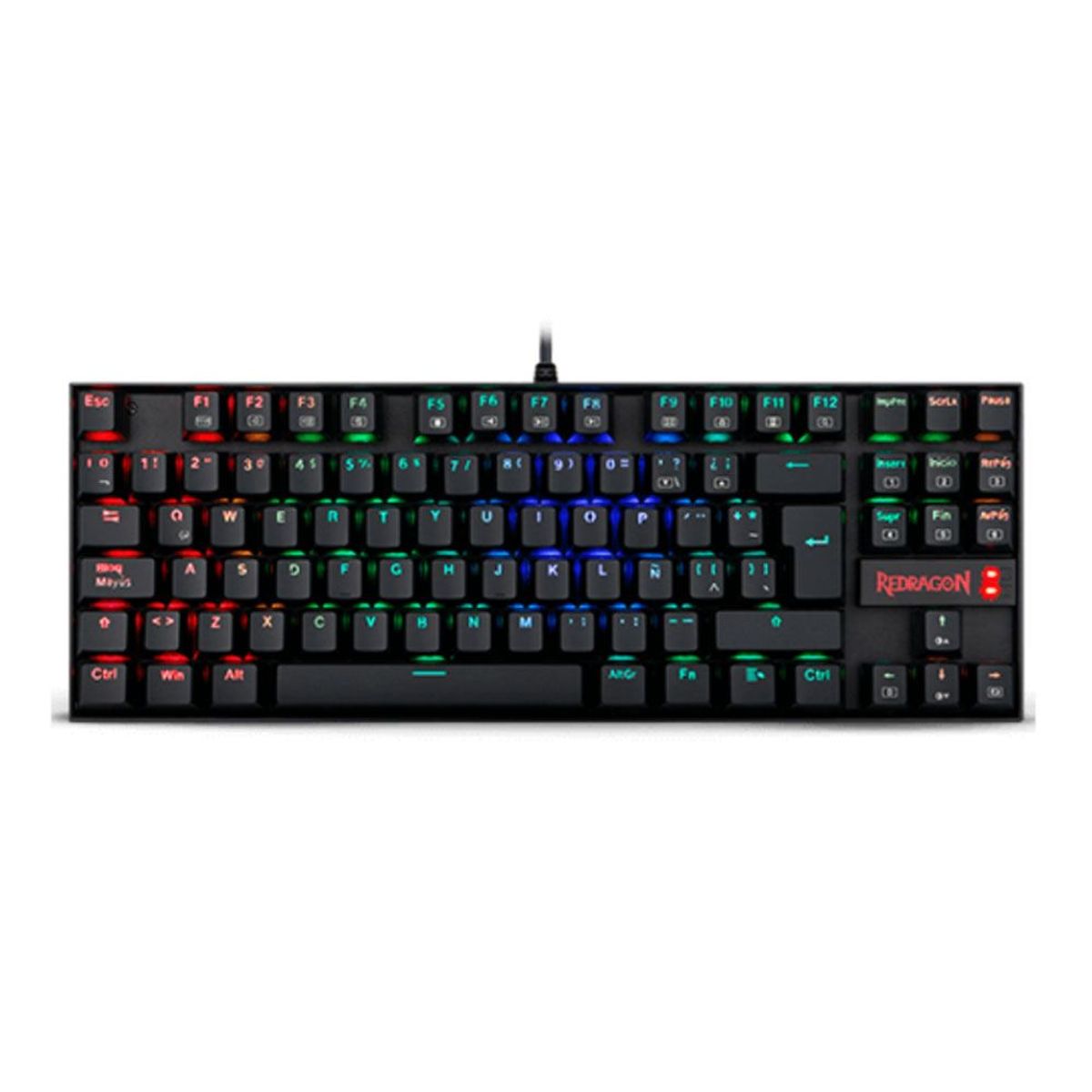 REDRAGON - Teclado Mecanico REDRAGON KUMARA K552 RGB Black Switch Blue SP