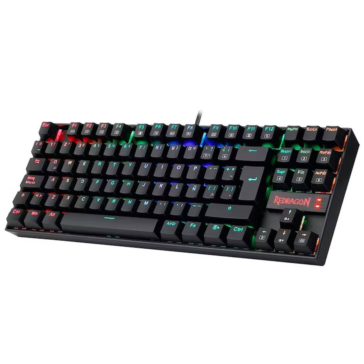 REDRAGON - Teclado Mecanico REDRAGON KUMARA K552 RGB Black Switch Blue SP