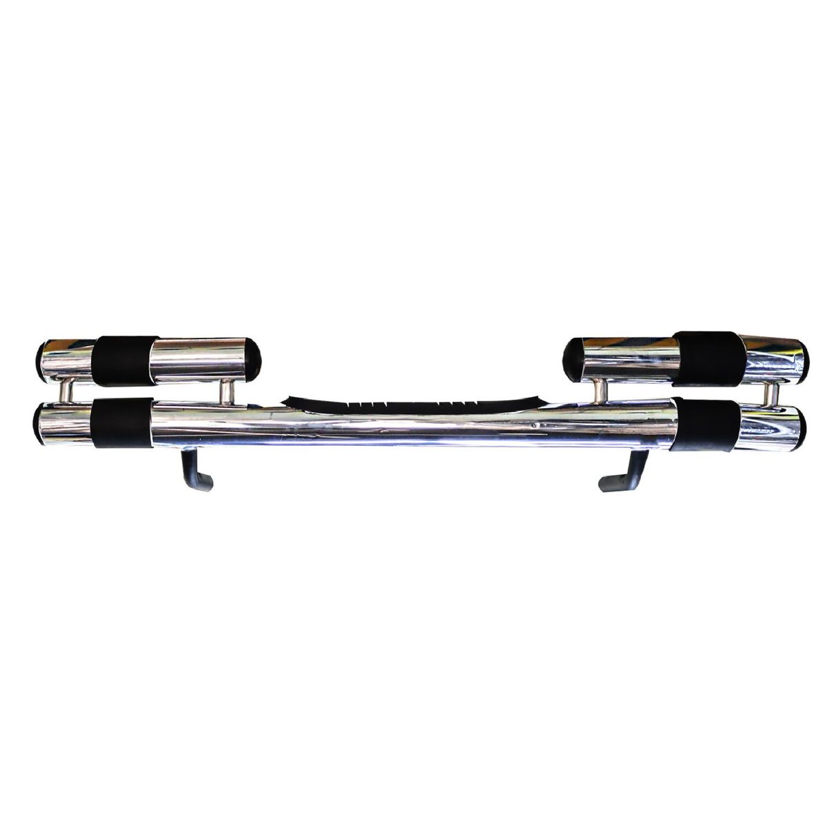 GENERICO - PARACHOQUE DEFENSA SOPORTE POSTERIOR ACERO AUTO CAMIONETA