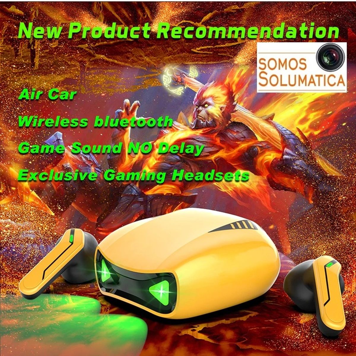 OEM - Audifonos Bluetooth Tws - Air Car - 6 Horas Full Musica