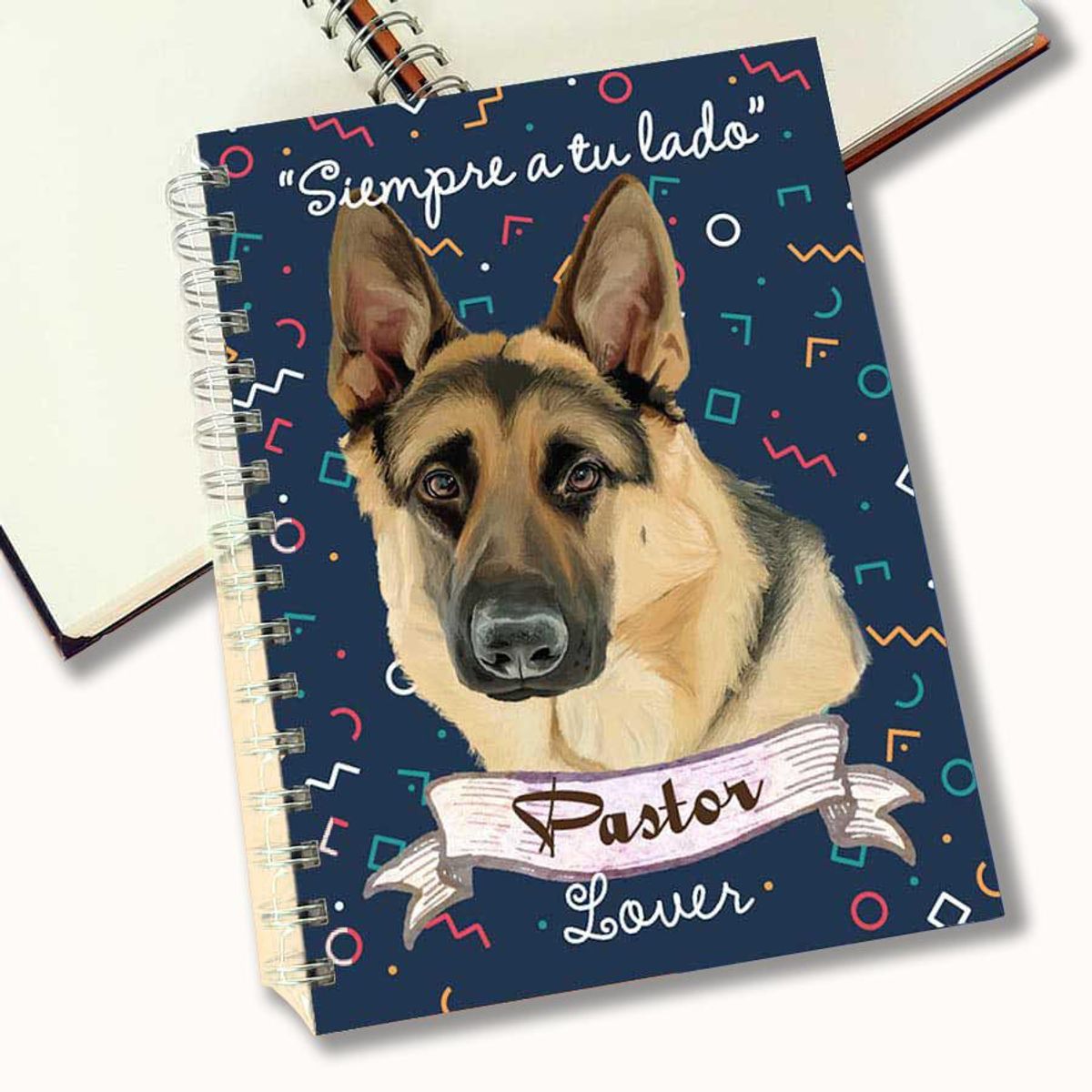 QALA DISEÑO - Cuaderno A5 - Qala Diseño - Perro Pastor Alemán