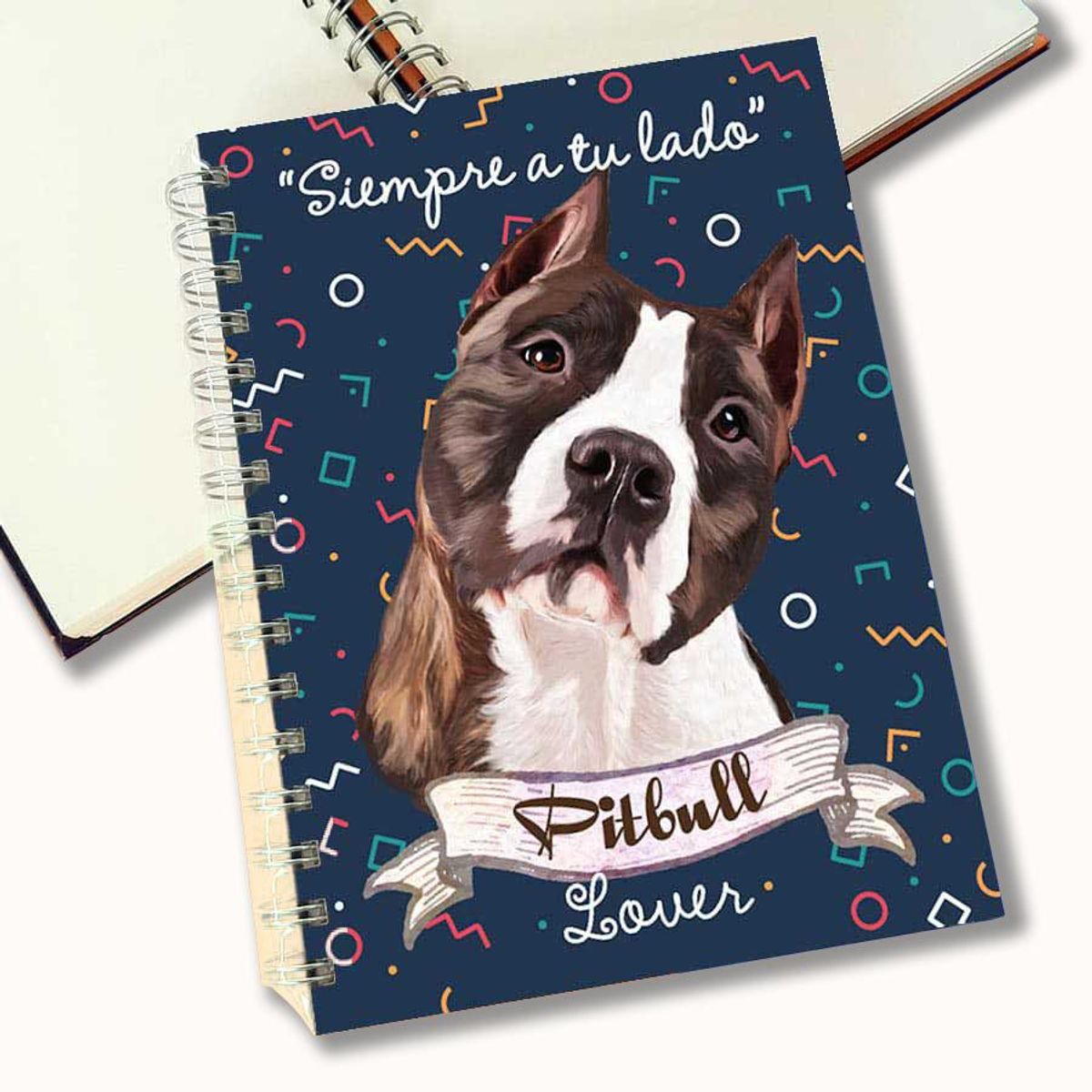 QALA DISEÑO - Cuaderno A5 - Qala Diseño - Perro Pitbull