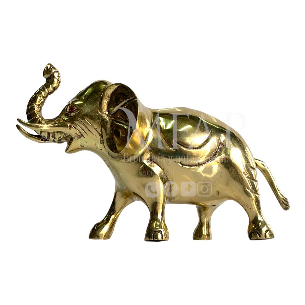 MFAP BRONCERIA Y ANTIGUEDADES - Elefante dumbo en bronce