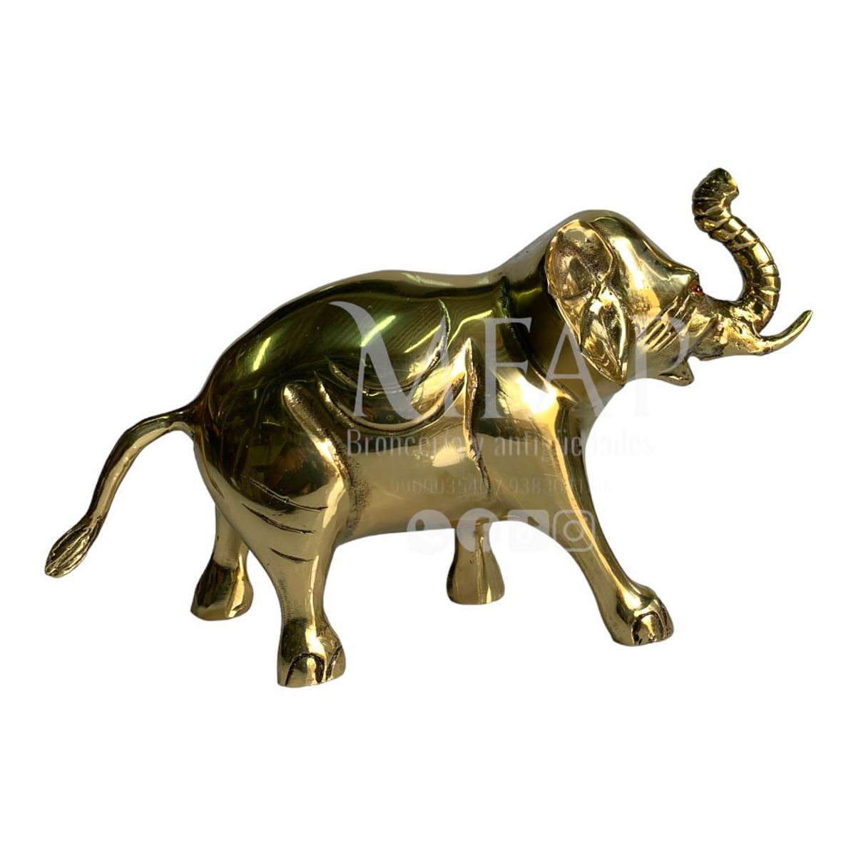 MFAP BRONCERIA Y ANTIGUEDADES - Elefante dumbo en bronce