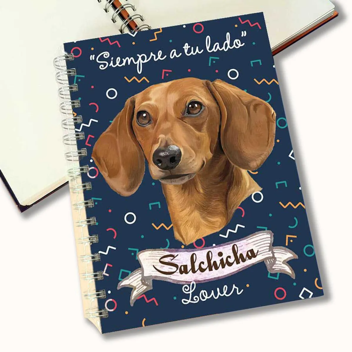 QALA DISEÑO - Cuaderno A5 - Qala Diseño - Perro Salchicha M Dachshund
