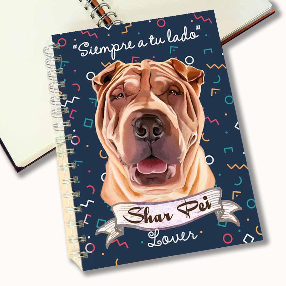 QALA DISEÑO - Cuaderno A5 - Qala Diseño - Perro Shar Pei