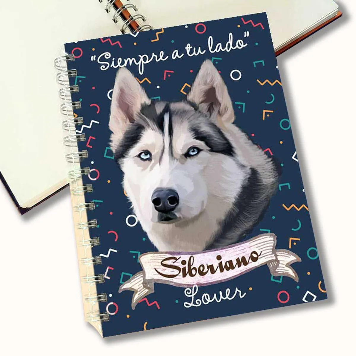 QALA DISEÑO - Cuaderno A5 - Qala Diseño - Perro Siberiano