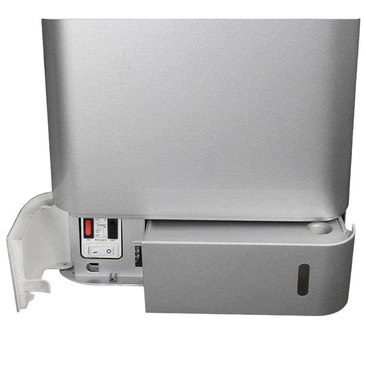 GENERICO - Moderno secador de manos vertical Dual Jet 2.0 Filtro UV Silver