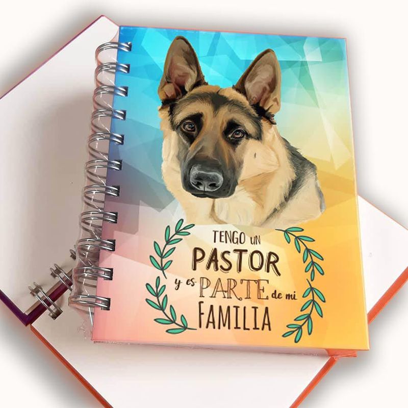 QALA DISEÑO - Libreta A6 - Qala Diseño - Perro Pastor Alemán