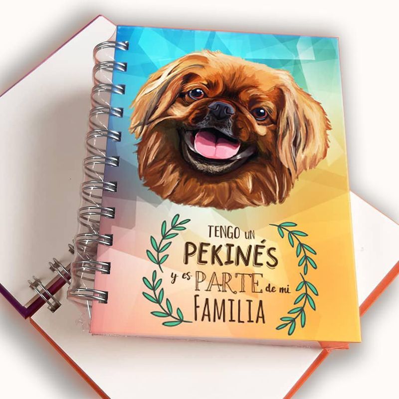 QALA DISEÑO - Libreta A6 - Qala Diseño - Perro Pekinés.