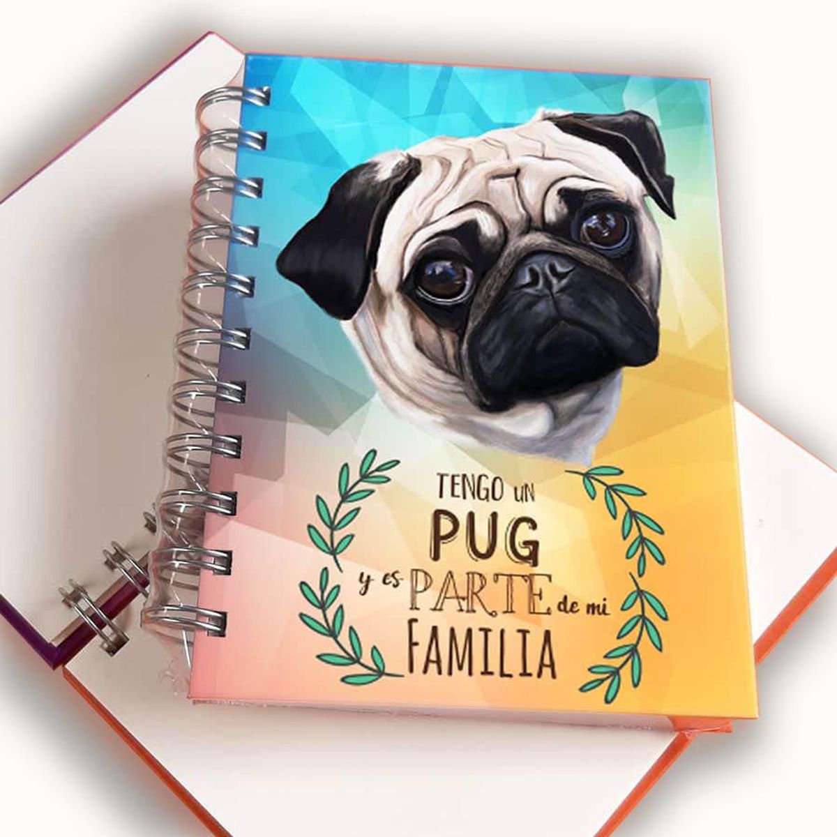 QALA DISEÑO - Libreta A6 - Qala Diseño - Perro Pug Carlino