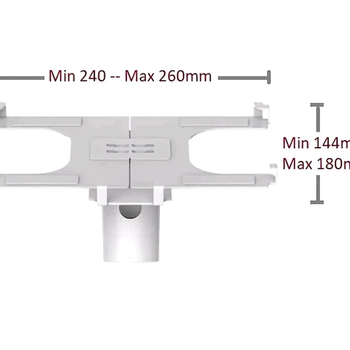GENERICO - MONTECH - Soporte Antirrobo con Llave para Tablet de 9.5 a 10.9 Pulg