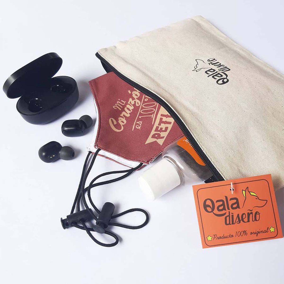 QALA DISEÑO - Cartuchera Bordada - Qala Diseño - Perro Pastor Alemán