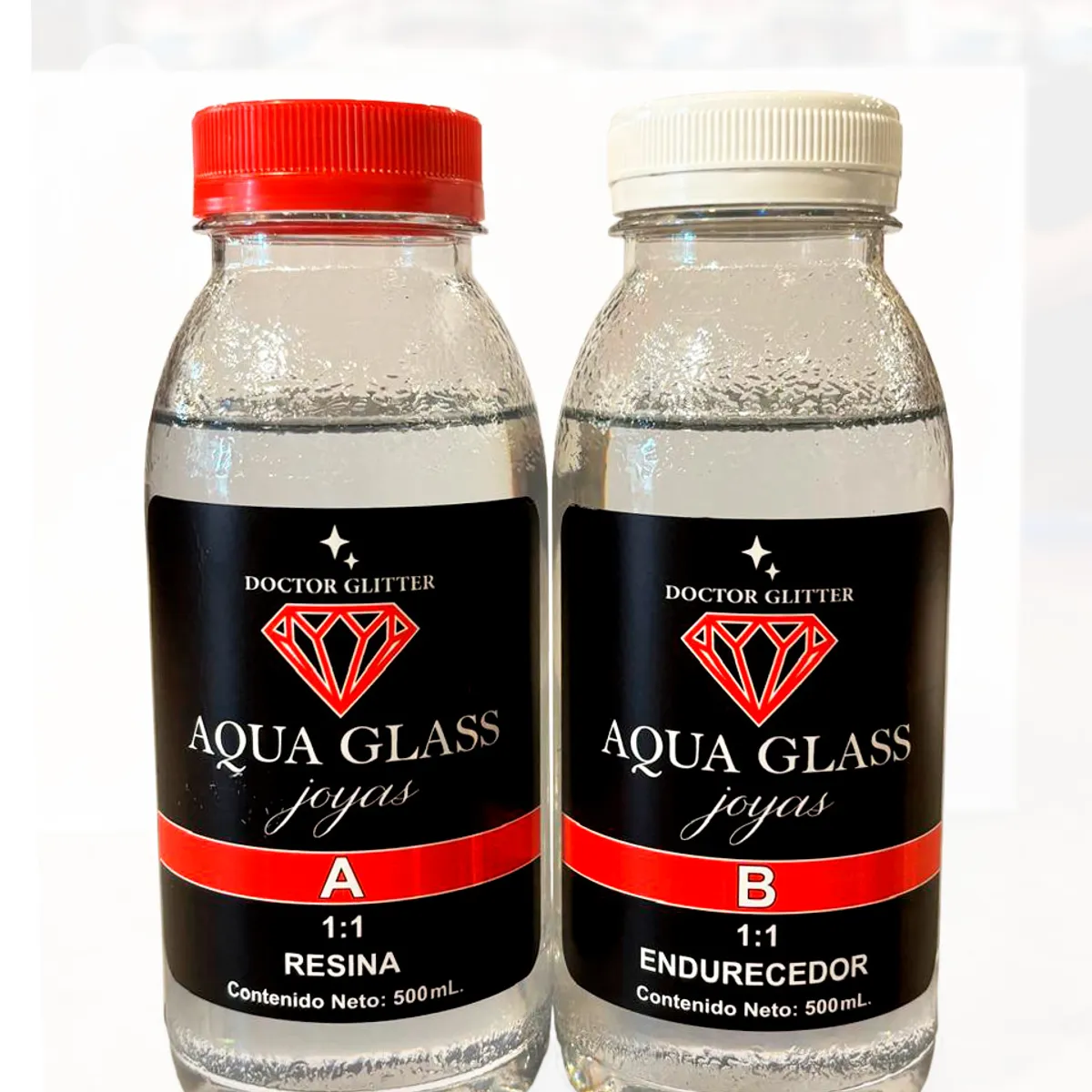 DO DOCTOR OBRA - RESINA EPÓXICA CRISTAL AQUA GLASS KIT DE 1 LT