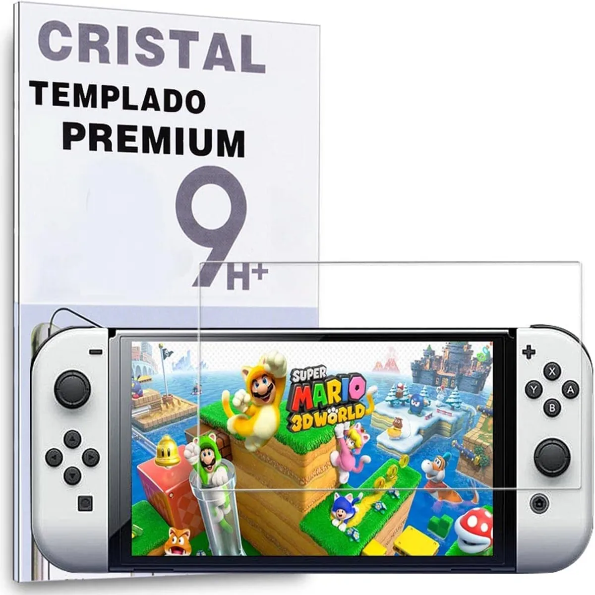 GENERICO - MICA Protector de Pantalla para Nintendo Switch OLED Vidrio Templado