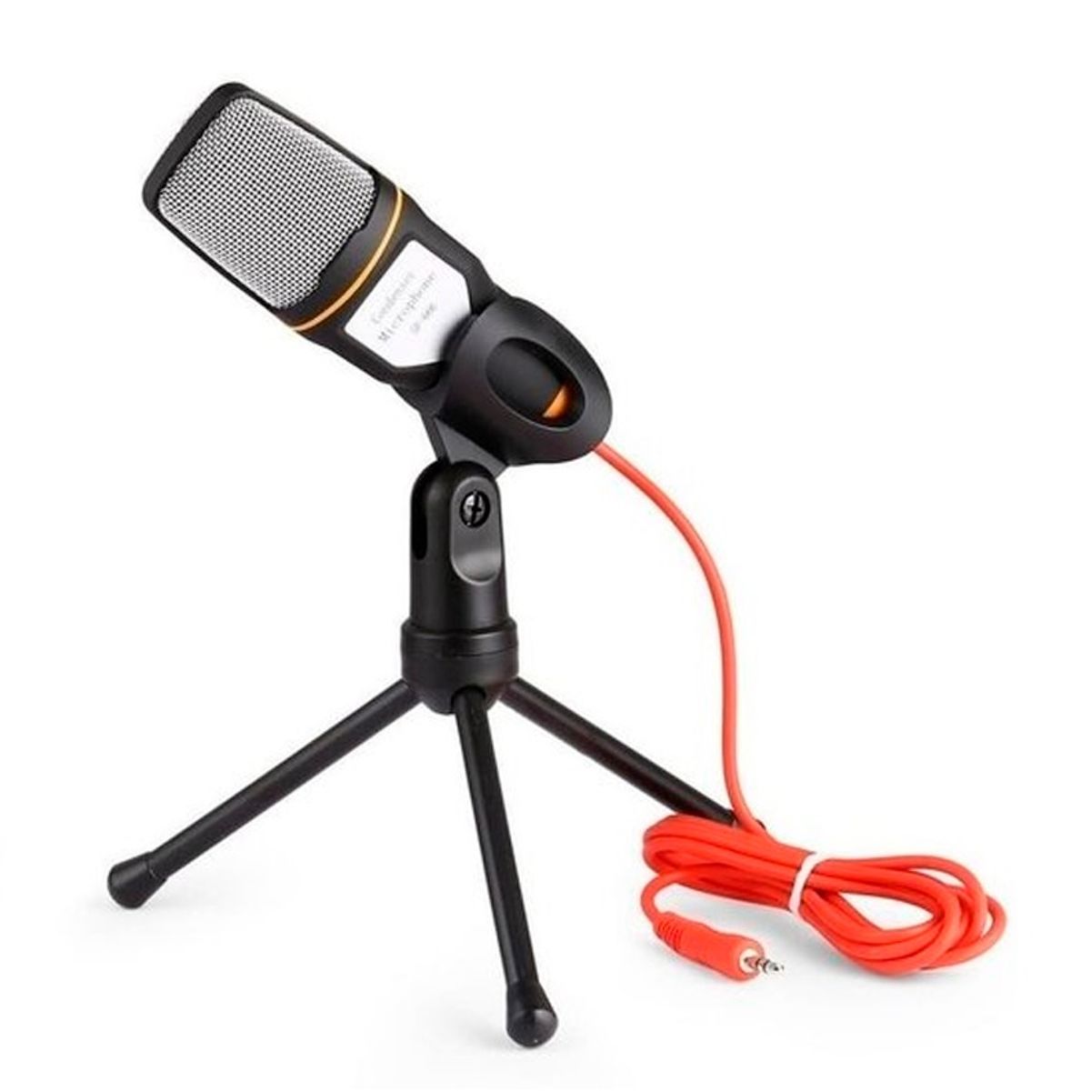 SEISA - Micrófono De Escritorio - Condensador Aux de Punta - Pc Y Laptops