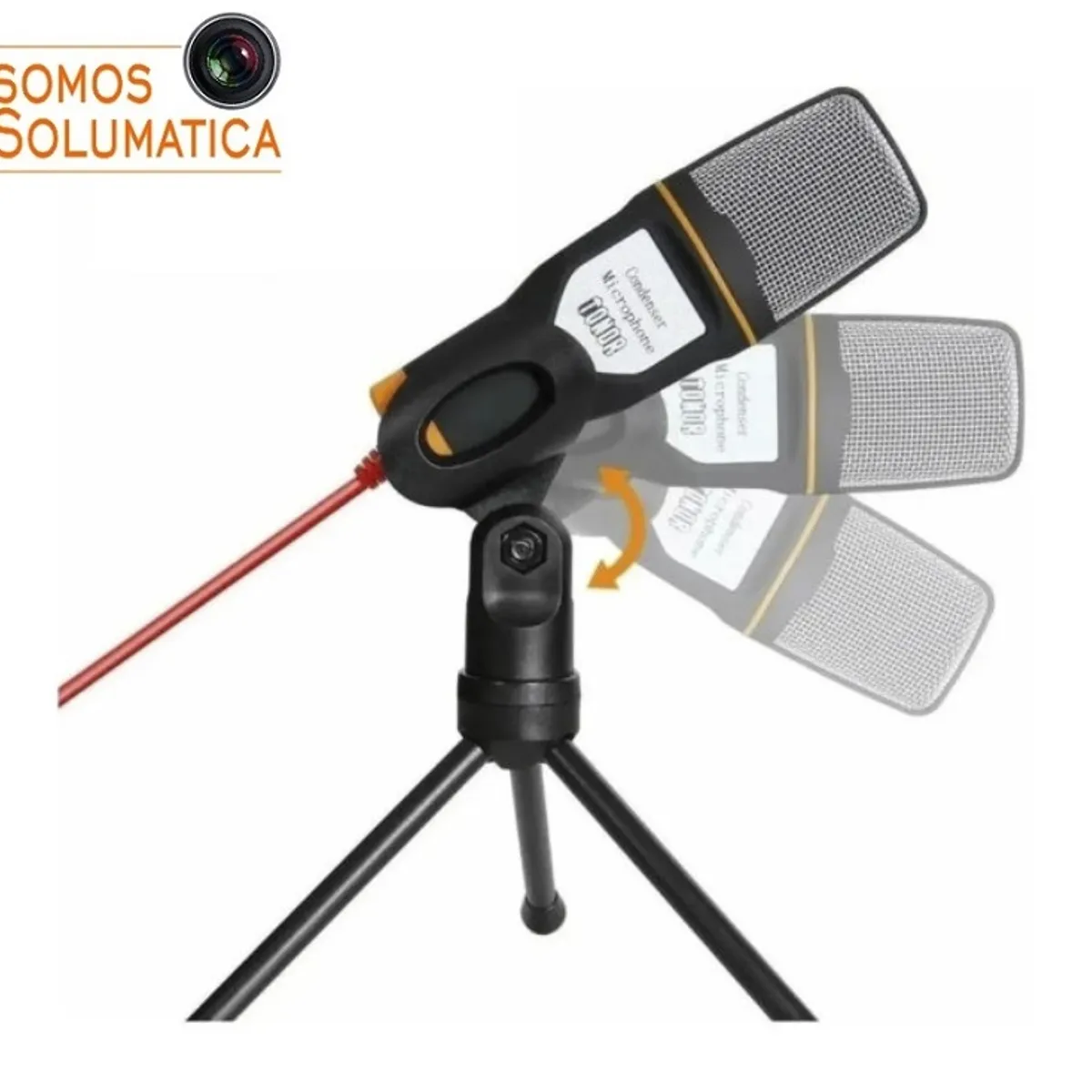 SEISA - Micrófono De Escritorio - Condensador Aux de Punta - Pc Y Laptops