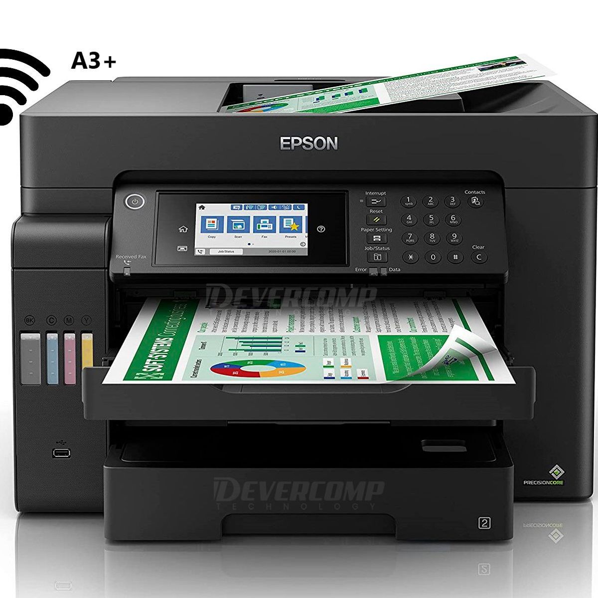 EPSON - Impresora Epson EcoTank L15150 Multifuncional A3 ADF  Wifi