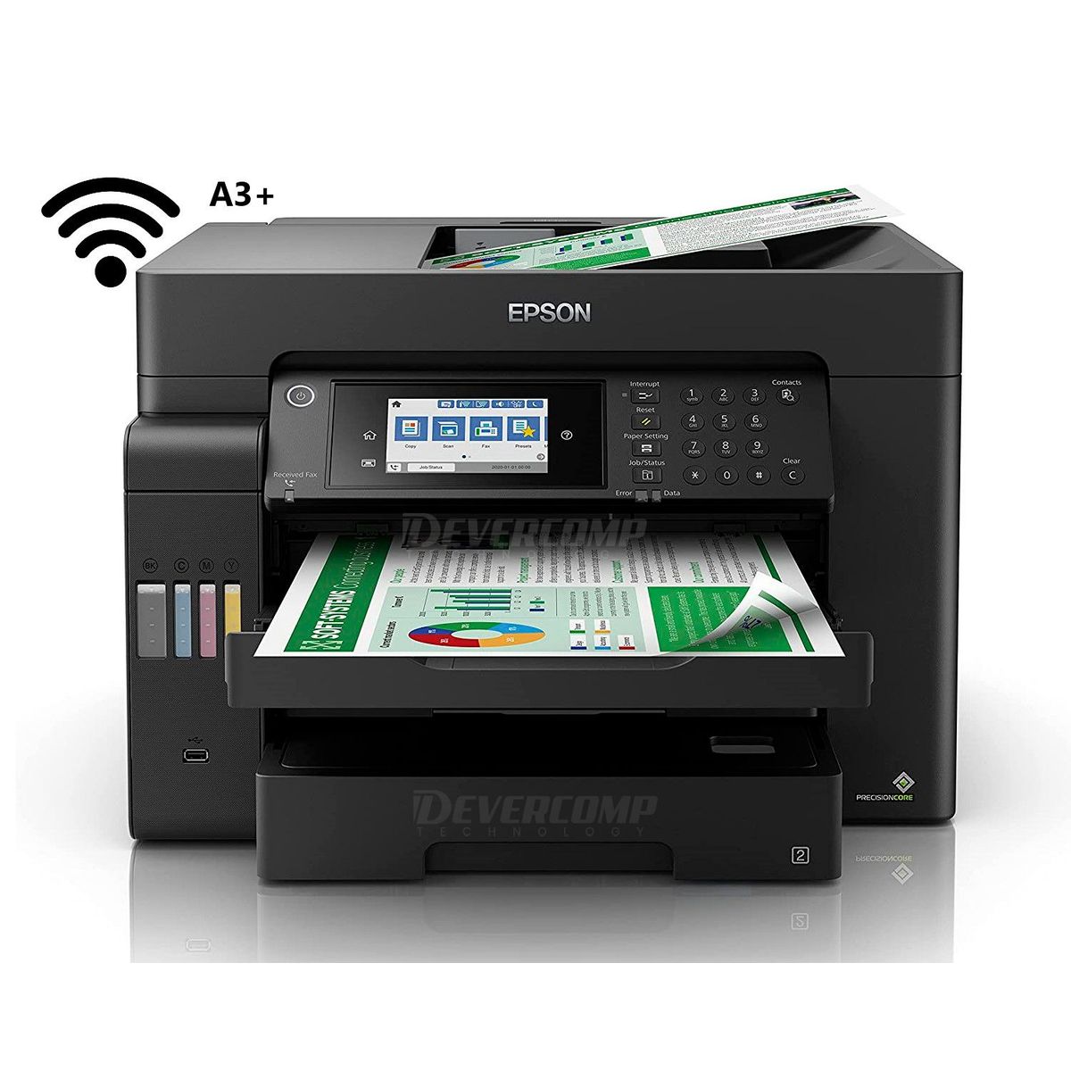 EPSON - Impresora Epson EcoTank L15150 Multifuncional A3 ADF  Wifi