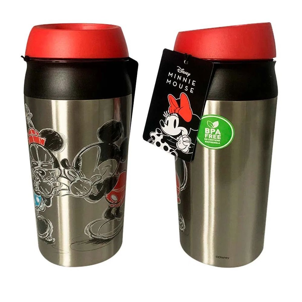 MINNIE - Mug botón Acero inoxidable - Minnie Mouse