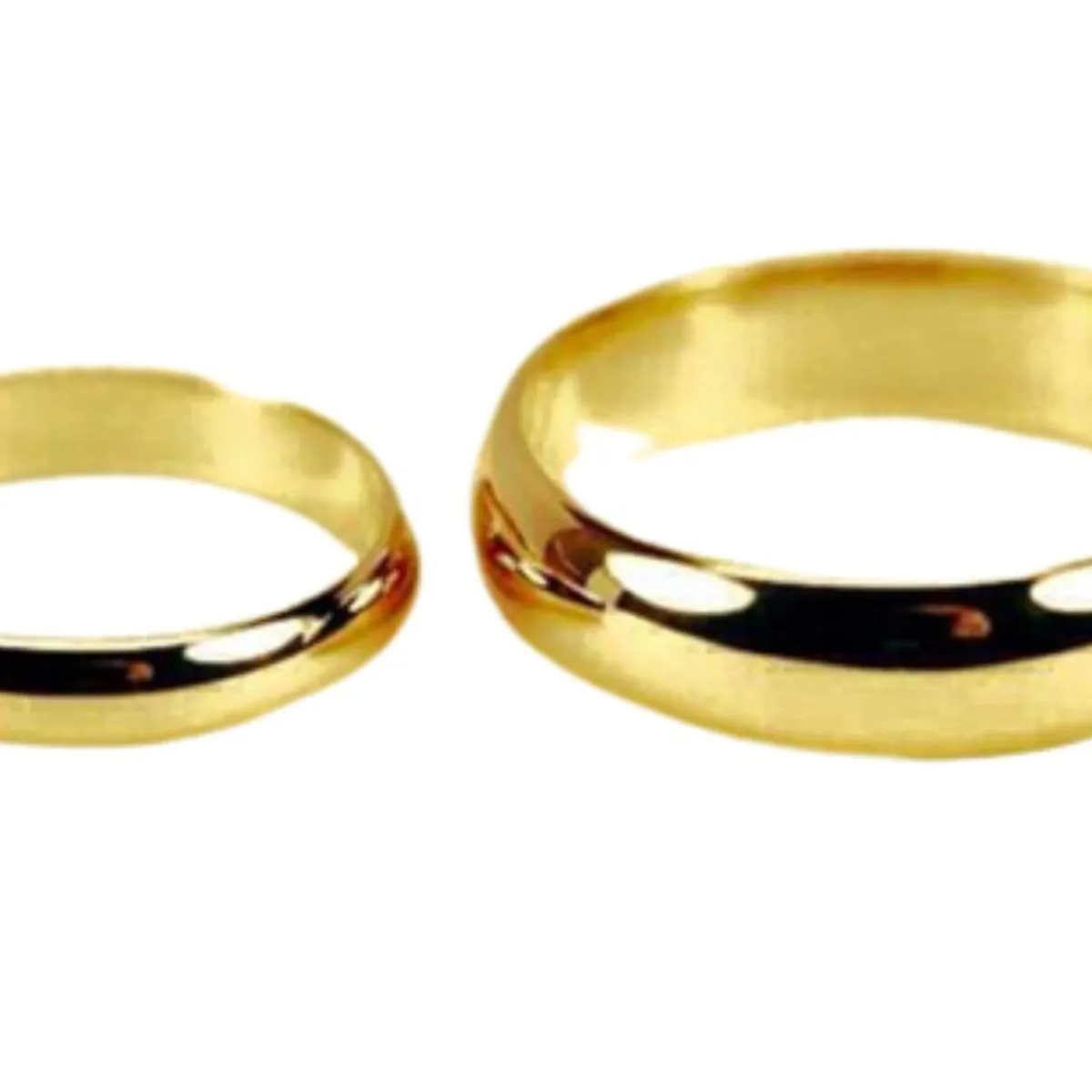 GENERICO - Anillo de Matrimonio Alianzas Classic Mujer Bañado Oro 18K Aro Genieka