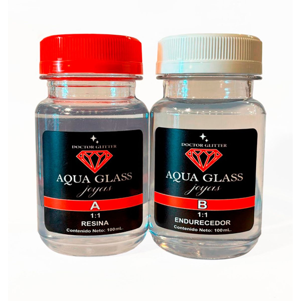 DO DOCTOR OBRA - RESINA EPÓXICA CRISTAL AQUA GLASS KIT DE 200 ML