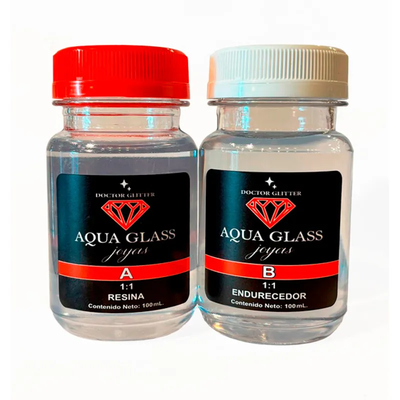 DO DOCTOR OBRA - RESINA EPÓXICA CRISTAL AQUA GLASS KIT DE 200 ML