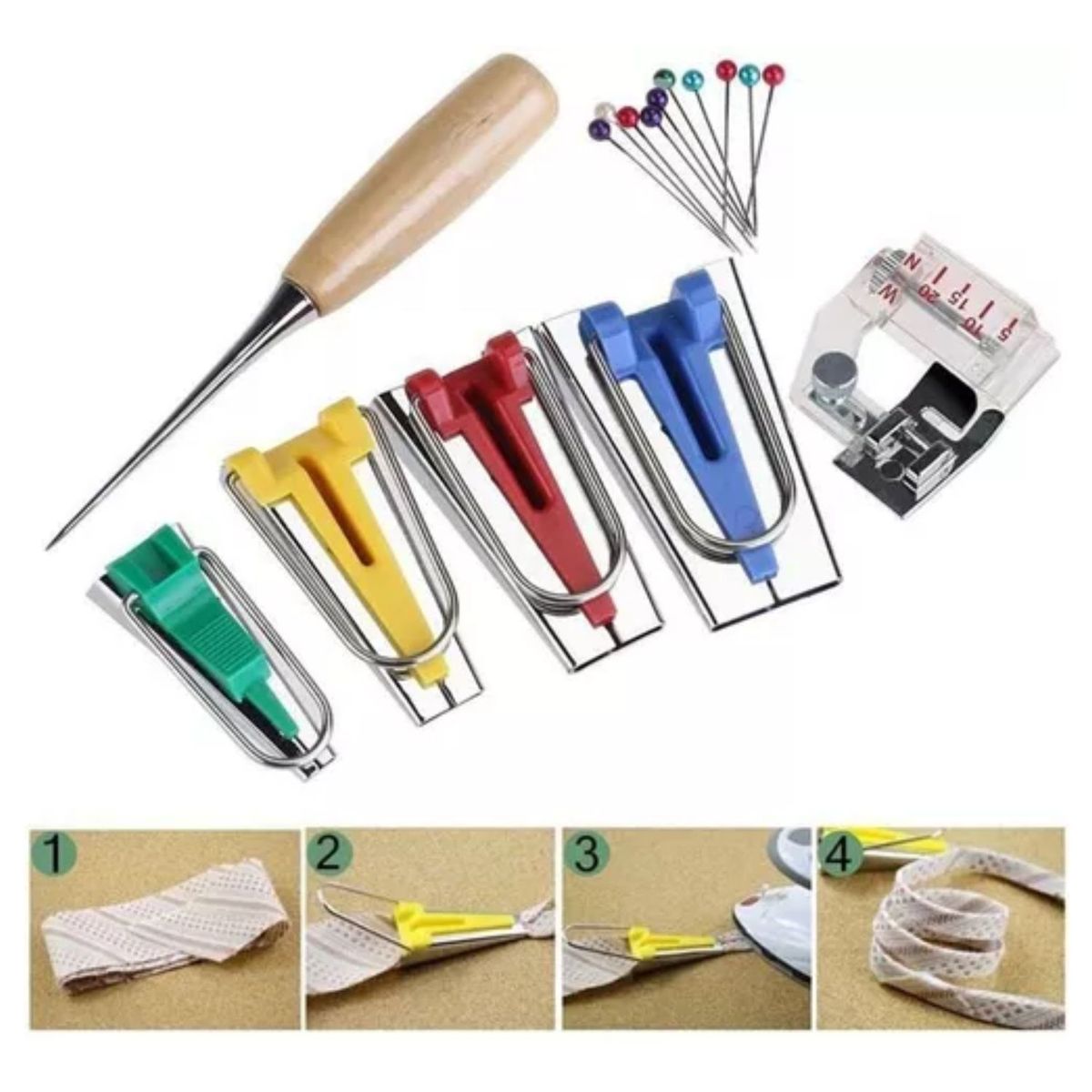 GENERICO - Set Formador De Sesgo O Bies - Prensatelas