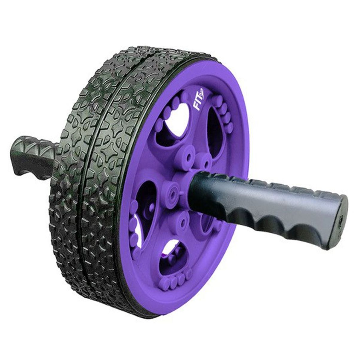 FIT PLUS - Rueda Abdominal Rodillo Doble Fit Plus Con Mango Antideslizante